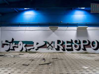 Un'altra scritta a opera di Skolp